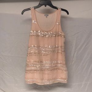 Sequin tank top